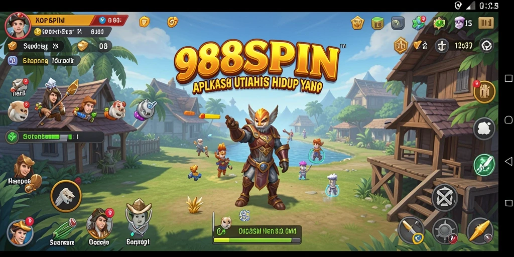 Tampilan antarmuka 988SPIN yang sederhana dan fungsional.