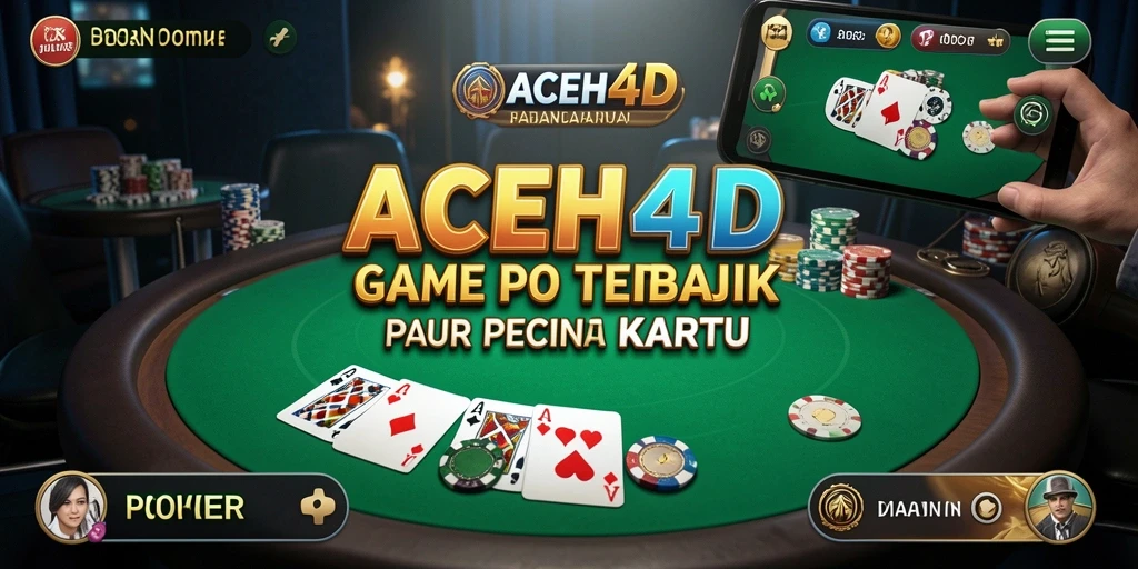 Screenshot utama ACEH4D menunjukkan gameplay Poker yang seru.