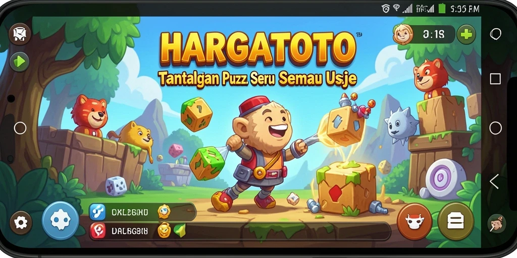 Tampilan menarik dari gameplay HARGATOTO yang penuh tantangan.