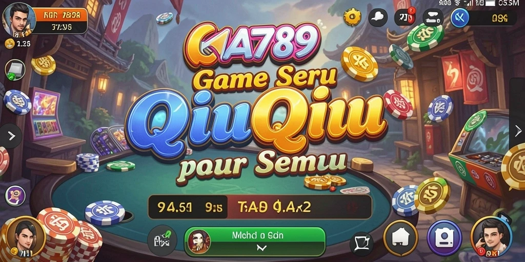 Tampilan gameplay KA789 yang seru dan kompetitif dalam permainan QiuQiu.