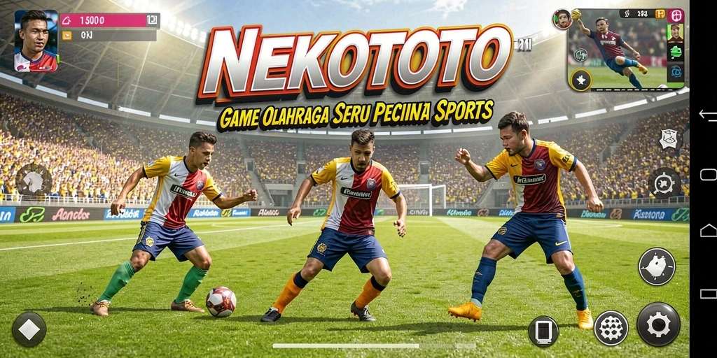 Tampilan menarik dari gameplay NEKOTOTO yang seru.