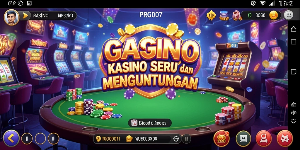 Screenshot menunjukkan gameplay mendebarkan di PRG007 dengan dealer langsung.